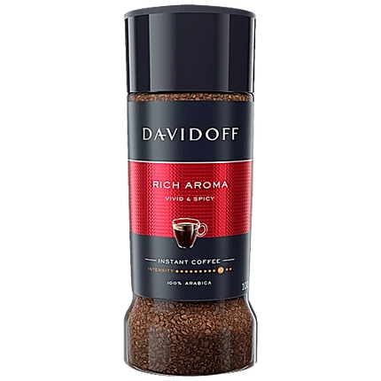 Davidoff Rich Aroma Instant Coffee 7/12 Intensity – 100g