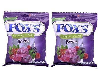 Fox's Crystal Clear Berries - 90G Each (Pack Of 2)