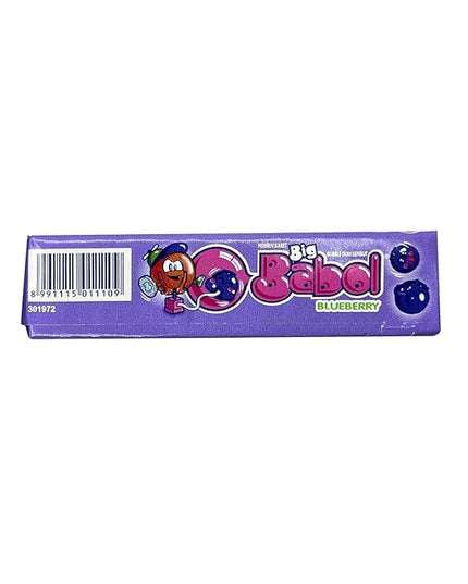 Big Babol Rasa Blueberry Chewing Gum 20 Sticks, 22g (Imported)