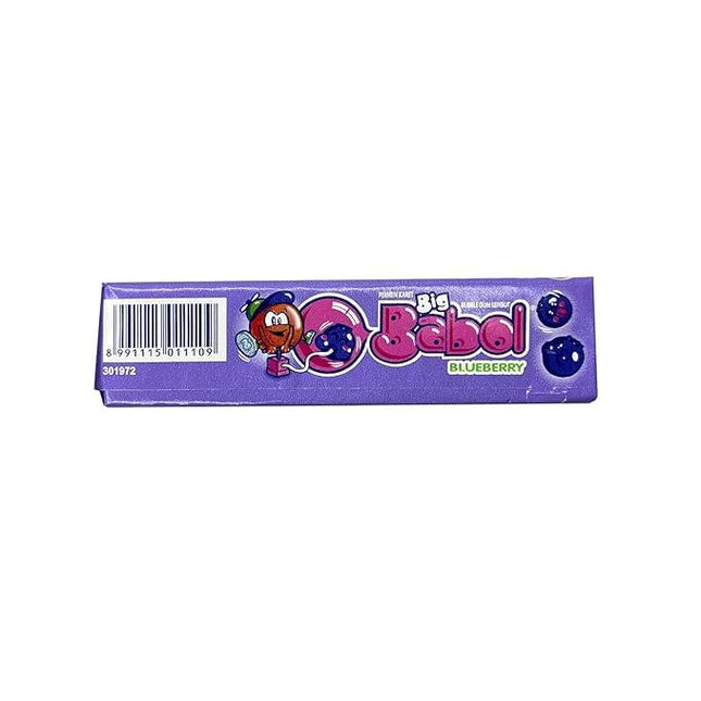 Big Babol Rasa Blueberry Chewing Gum 20 Sticks, 22g (Imported)