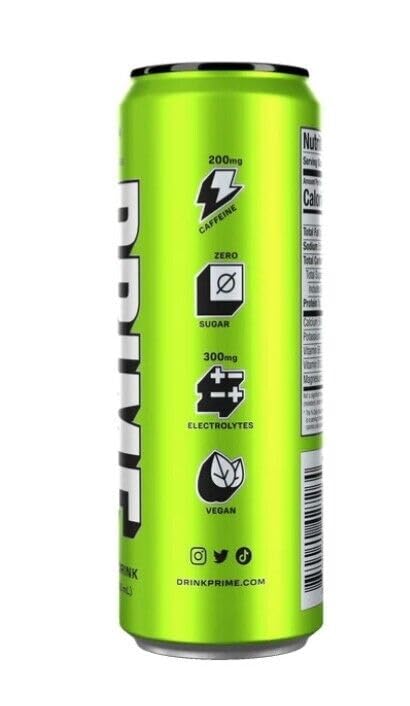 Prime Lemon Lime Flavour Energy Drink, 11.16 oz ℮ 330 ml