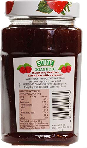 Stute Diabetic Sugarfree Raspberry Seedless 430gm