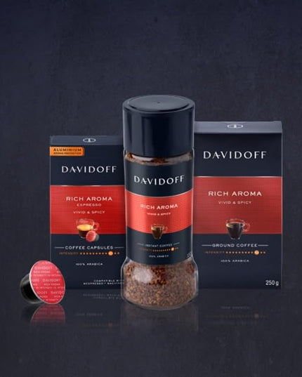 Davidoff Rich Aroma Instant Coffee 7/12 Intensity – 100g