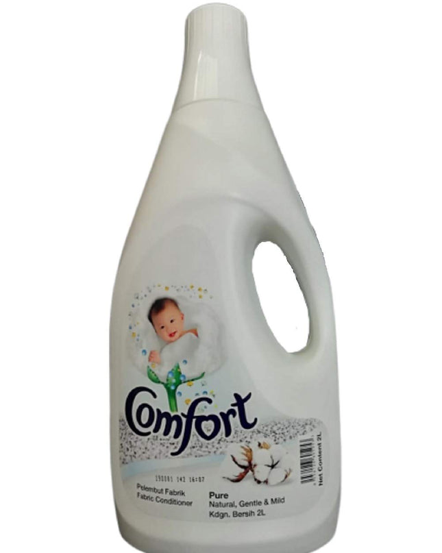Comfort Fabric Softener Conditioner Liquid Pure, Natural, Gentle & Mild, 67.63 Fl Oz / 2 L