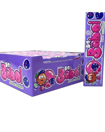Big Babol Rasa Blueberry Chewing Gum 20 Sticks, 22g (Imported)
