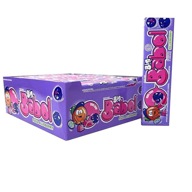 Big Babol Rasa Blueberry Chewing Gum 20 Sticks, 22g (Imported)