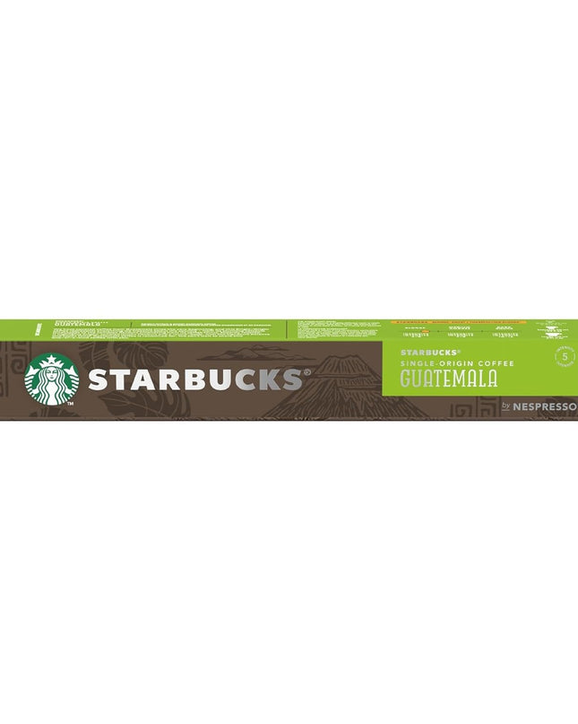 Starbuck's Guatemala Singles Origin Coffee By Nespresso, 10 Capsules, 52g