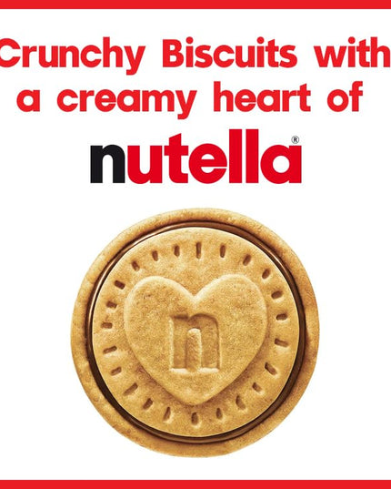 Nutella Biscuits Filled with Hazelnut Spread with Cocoa • T3, 1.46 oz ℮ 41.4 g