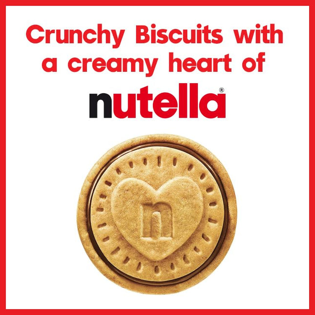 Nutella Biscuits Filled with Hazelnut Spread with Cocoa • T3, 1.46 oz ℮ 41.4 g