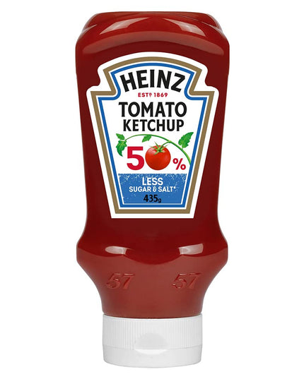 Heinz Tomato Ketchup 50% Less Sugar and Salt (435 g / 400 ml)