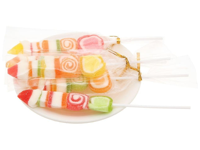 B. B.Q. Jelly Sticks Pack of 15 Sticks D Jelly Mix Fruit Candy 300 gm Packet