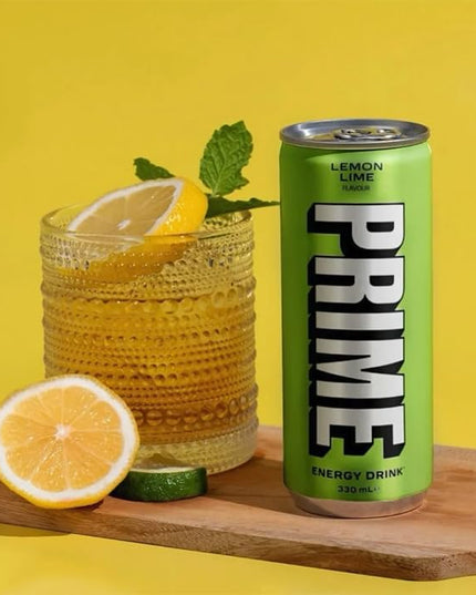 Prime Lemon Lime Flavour Energy Drink, 11.16 oz ℮ 330 ml
