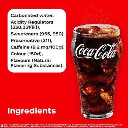 Coca-Cola Zero Calories - 6 Pack, 6 x 320 ml
