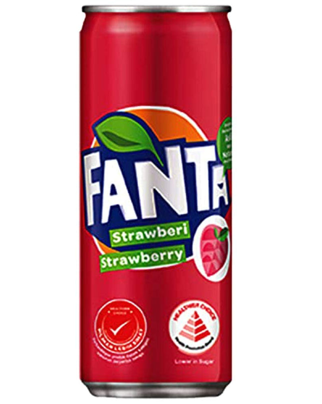 Fanta Strawberry Flavoured Drink, 6 X 320 ml