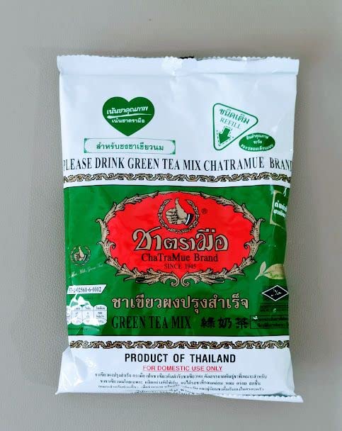 Chatramue Green Tea Mix (200 g)- Number One brand - Thai Tea - Thai Product - Pack of 1
