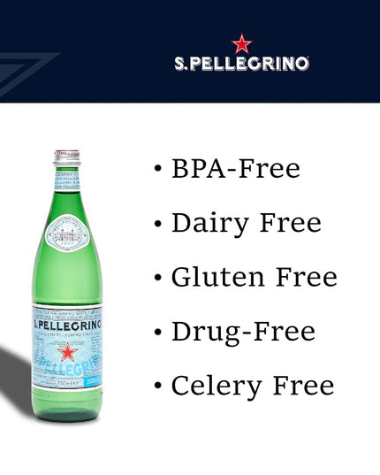 S. Pellegrino Sparkling Natural Mineral Water, 750 Ml