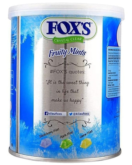 Fox's Crystal Clear Fruity Mints Candy, 180g
