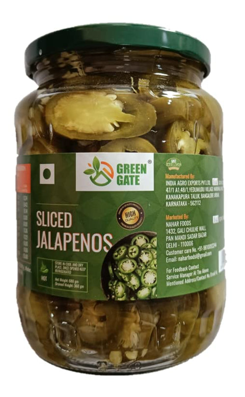 Green Gate Jalapeno Slice in Brine 1360 g (680 g X 2 units)