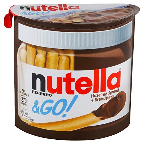 Nutella & Go Hazelnut Spread & Malted Bread Sticks, 52 Grams