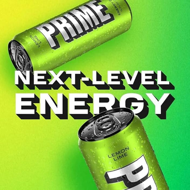 Prime Lemon Lime Flavour Energy Drink, 11.16 oz ℮ 330 ml