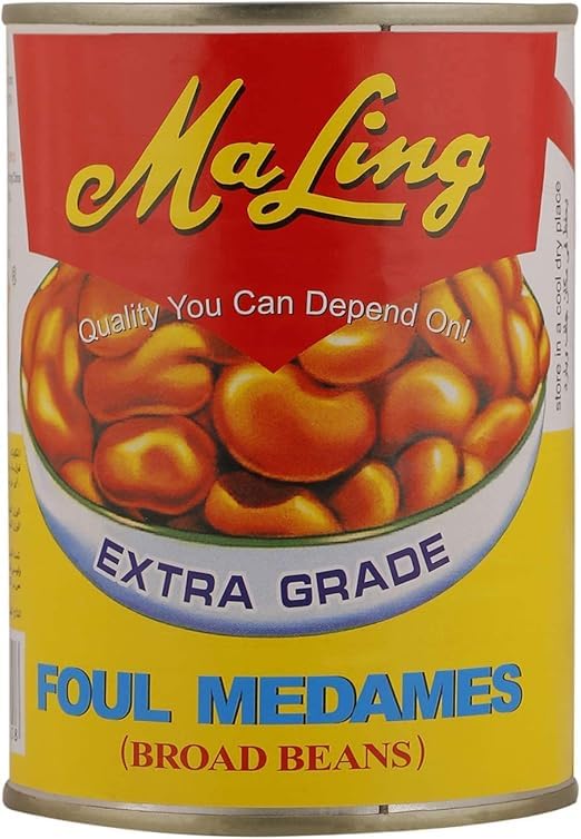 Ma Ling Foul Medammes Broad Beans 400g Tin