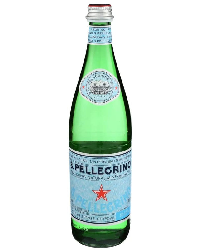S. Pellegrino Sparkling Natural Mineral Water, 750 Ml