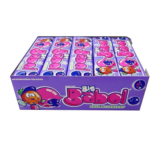 Big Babol Blueberry Flavour Chewing Gum 22g