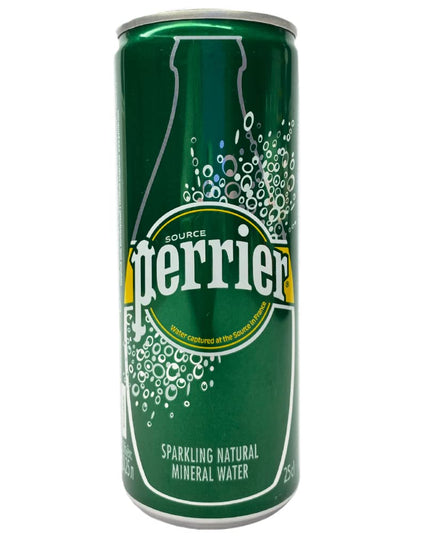 Perrier Sparkling Natural Mineral Water Can - 250 ml