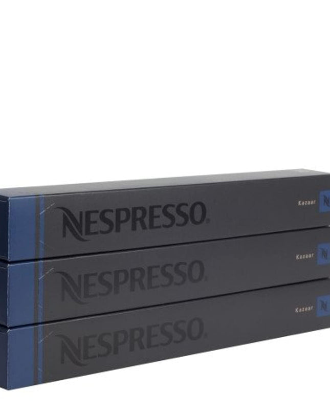 Nespresso Kazaar Coffee Capsules 30 Pods - 3 Sticks