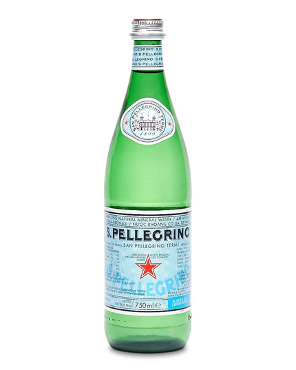 Chef's Need San Pellegrino Sparkling Natural Mineral Water Bottle 750Ml,(Pack Of 6 Bottle)Imported