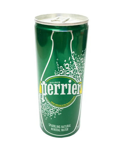 Perrier Sparkling Natural Mineral Water Can, 250 ml