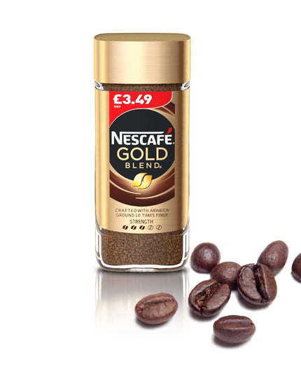 Nescafe Gold Blend Coffee, Granule, Glass Bottle, 3.35 Oz / 95 Gm