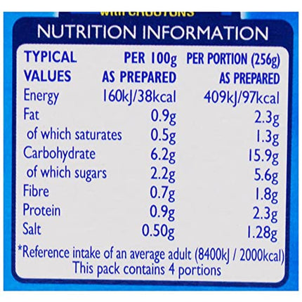 Batchelor's Cup a Soup with croutons 4 Sachets - Tomato & Vegetable - 2 Pack, 2 X 104 g