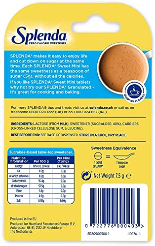 Splenda Sugar Alternative, 7.5 g
