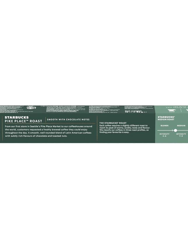 STARBUCKS Pike Place Roast Coffee Pods (10 Capsules)