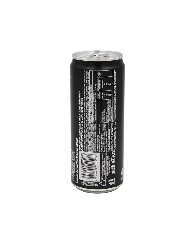 PepsiCo Cola Flavor Chefsneed Pepsi Black 320Ml, Pack Of 4 Cans (Imported Product), Vegetarian