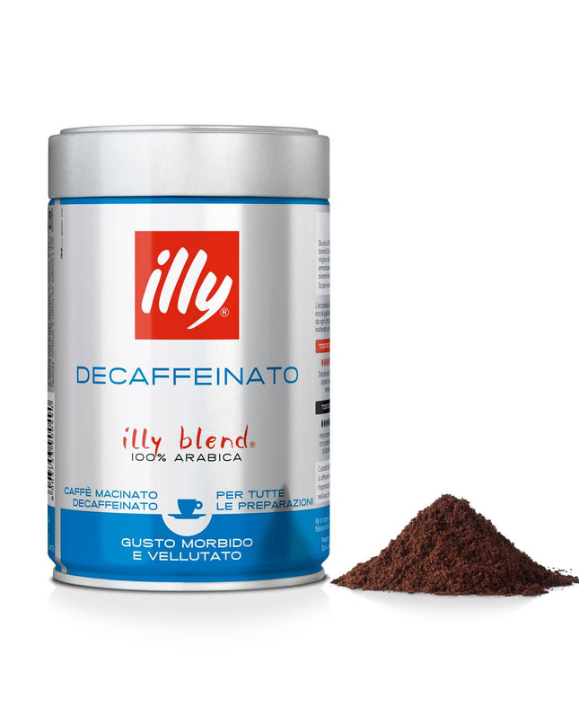 Illy Espresso Ground Decaffeinated Coffee - Bag, 8.8 Ounces