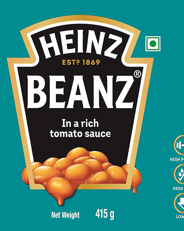 Heinz Beanz, Baked Beans in Tomato Sauce, 415gm