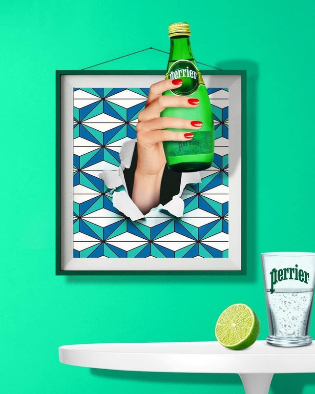 Perrier Natural Mineral Carbonated Sparkling Water, Pack of 12 Bottles, 12 x 330 ml (Imported)