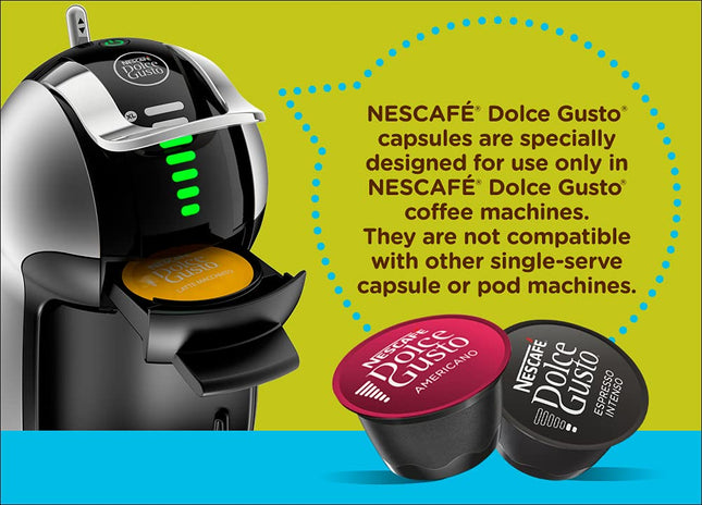 Dolce Gusto Nescaf Coffee Machine, Genio 2, Espresso, Cappuccino And Latte Pod Machine
