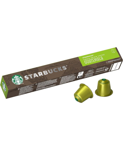 Starbuck's Guatemala Singles Origin Coffee By Nespresso, 10 Capsules, 52g
