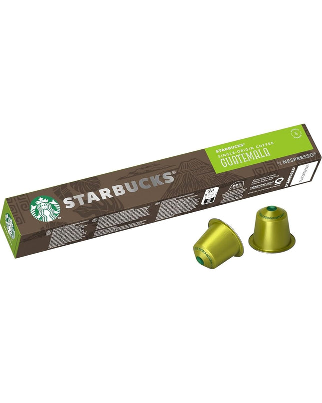 Starbuck's Guatemala Singles Origin Coffee By Nespresso, 10 Capsules, 52g