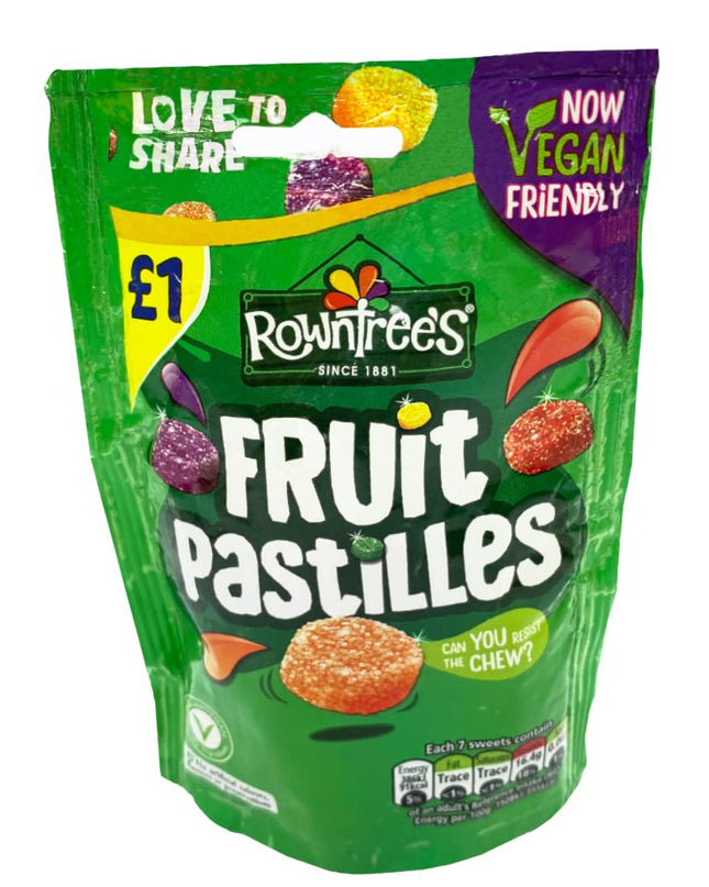 Rowntree's Fruit Pastilles, Vegan, 143g