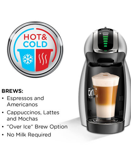 Dolce Gusto Nescaf Coffee Machine, Genio 2, Espresso, Cappuccino And Latte Pod Machine