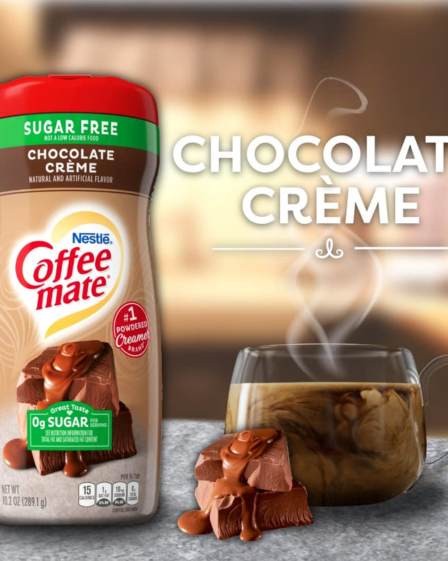 Nestle Sugar Free Chocolate Crème Coffee Mate Bottle, 289 g