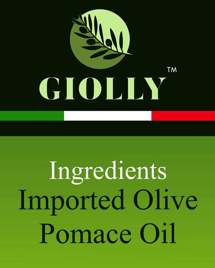 Giolly Olive Oil 1 Litre Pet Bottle, Pomace Oil Olive Oil for Cooking, Olive Oil for Salad Dressing & Flavoring, Olive Pomace Oil
