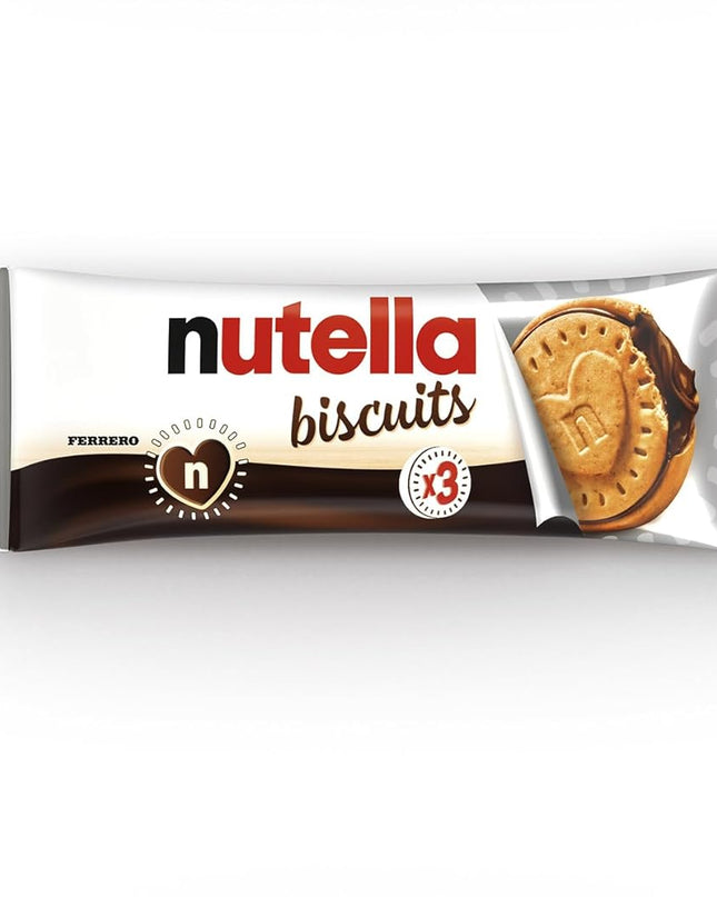 Nutella Biscuits Filled with Hazelnut Spread with Cocoa • T3, 1.46 oz ℮ 41.4 g