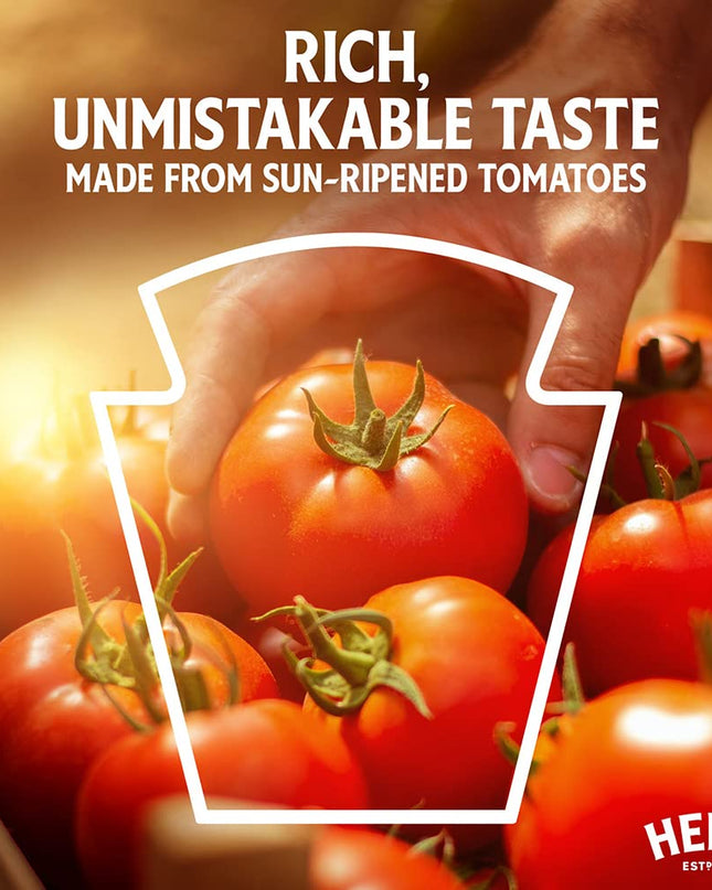 Heinz Tomato Ketchup 50% Less Sugar and Salt (435 g / 400 ml)