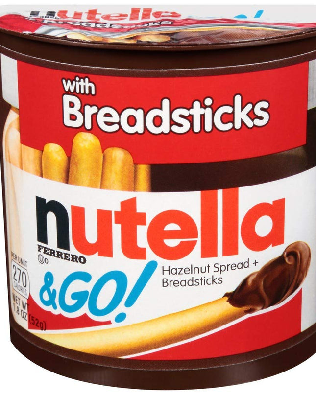 Nutella & Go with Breadsticks, 12 Pack, 12 x 52 g