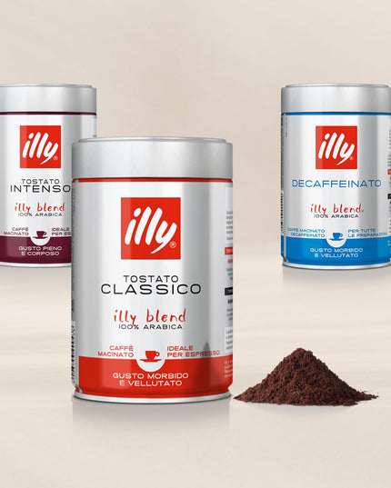Illy Espresso Ground Decaffeinated Coffee - Bag, 8.8 Ounces